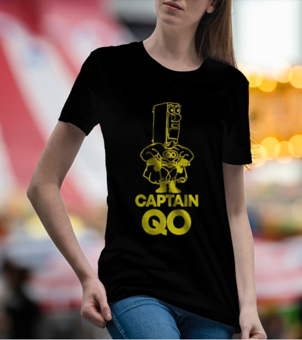 Captain QO Superhero The Big Bang Theory Comic T-Shirt