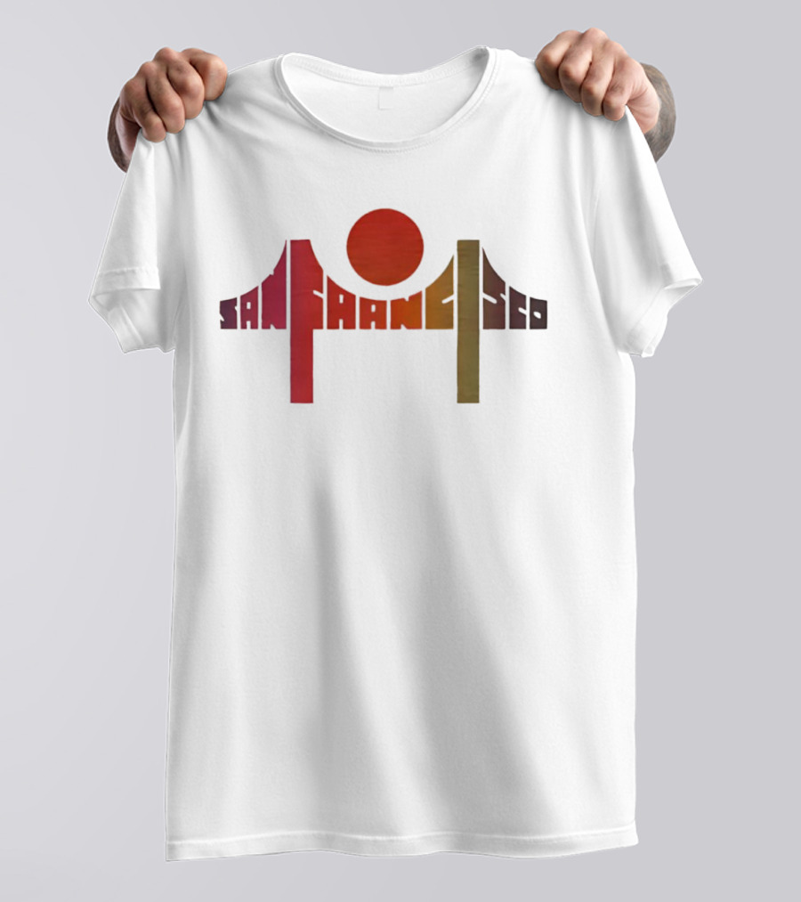 Death Proof Arlene San Francisco Golden Gate Bridge Sun T-Shirt