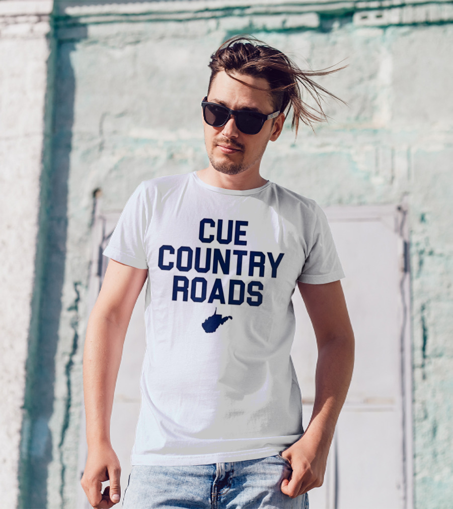 Lindzee Cue Country Roads West Virginia T-Shirt