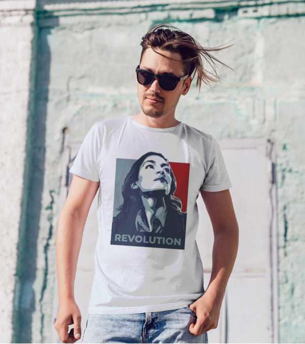 Alexandria Ocasio-Cortez AOC Revolution Inspiration T-Shirt