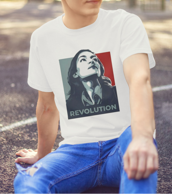 Alexandria Ocasio-Cortez AOC Revolution Inspiration T-Shirt