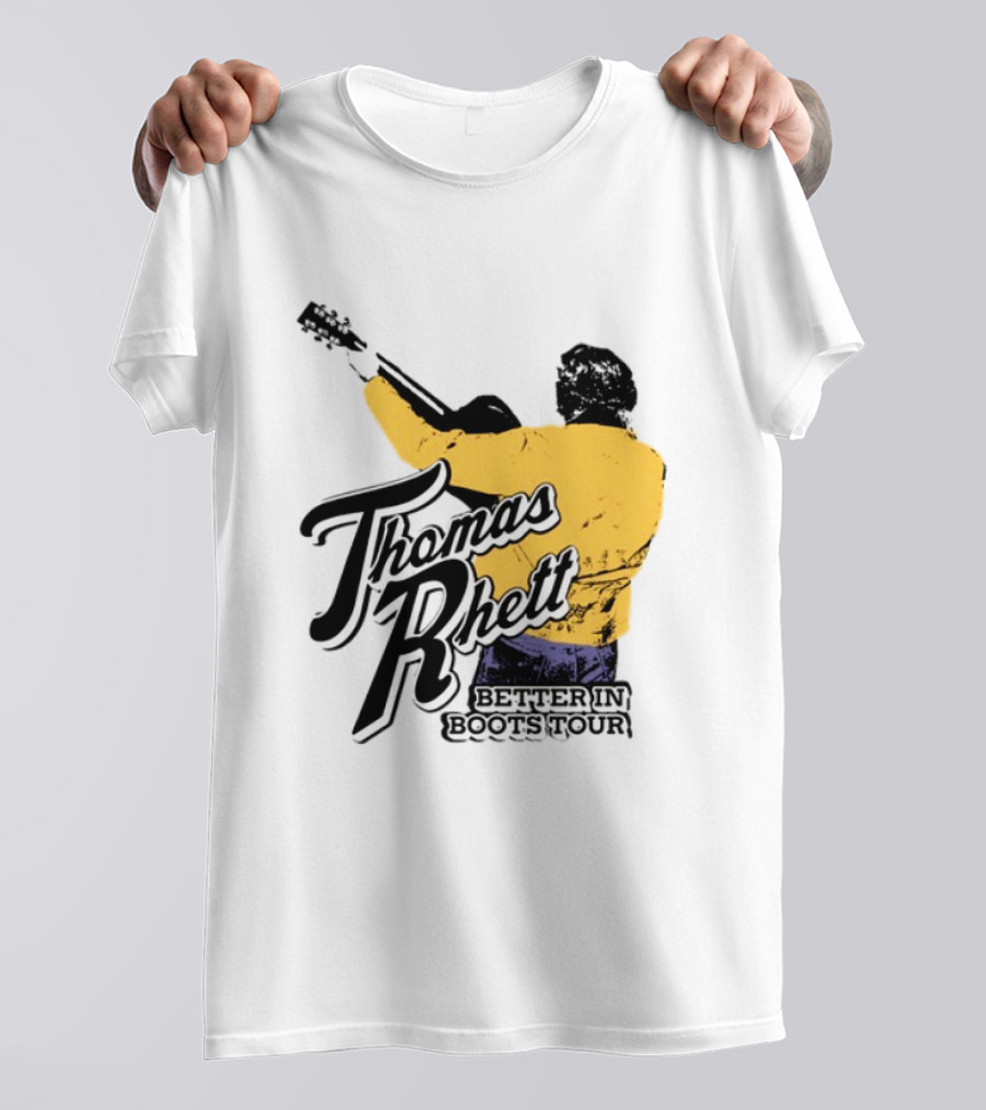 Thomas Rhett Better In Boots Tour Retro Style T-Shirt
