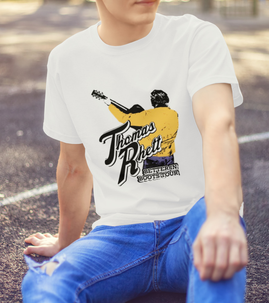 Thomas Rhett Better In Boots Tour Retro Style T-Shirt