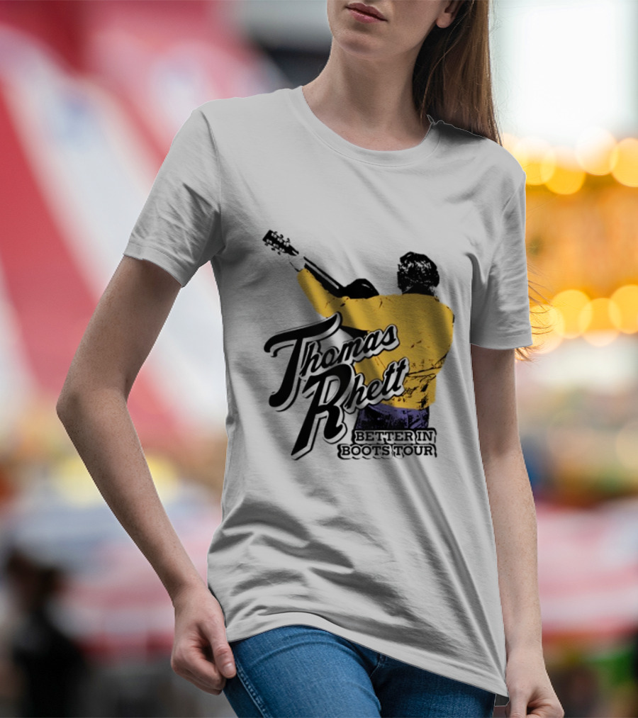 Thomas Rhett Better In Boots Tour Retro Style T-Shirt