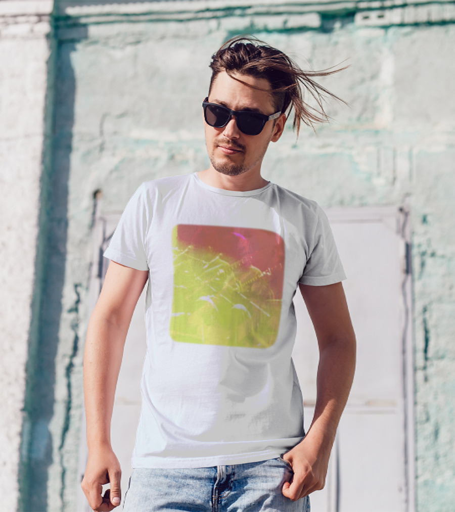 Big Thief Live At Revolution Hal Multicolored Guitar Overlay T-Shirt