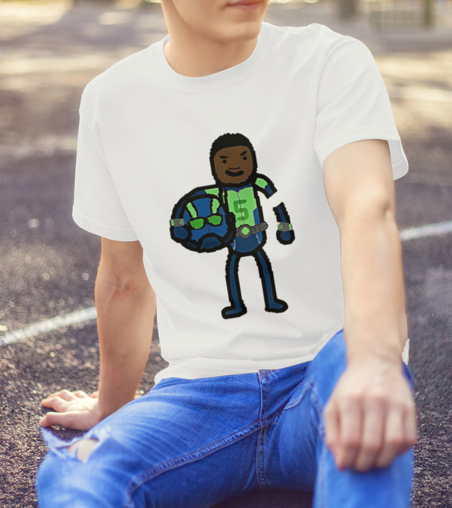 "Anthony Edwards No.5 Cartoon Ant-Man Style Minnesota Timberwolves" T-Shirt