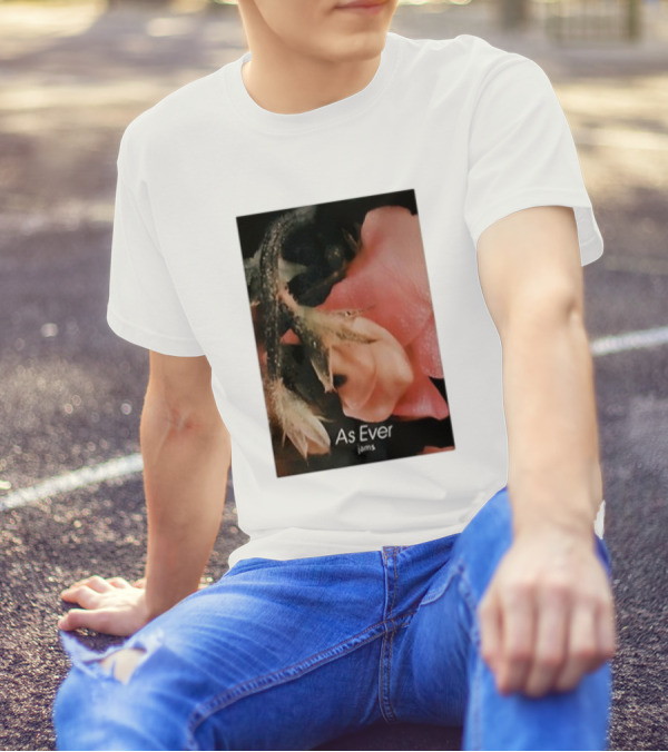 As Ever Jams 02 Pink Floral Close-Up T-Shirt