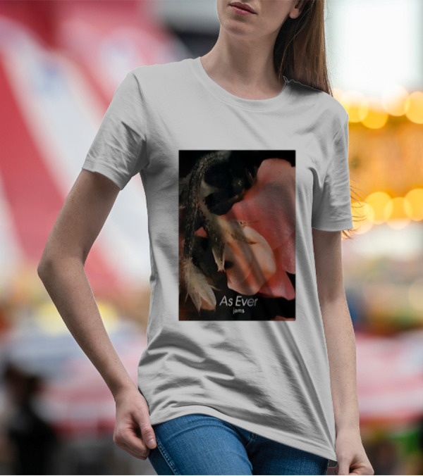 As Ever Jams 02 Pink Floral Close-Up T-Shirt