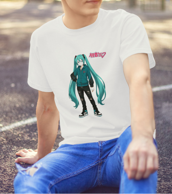初音ミク Atlanta Miku Character T-Shirt