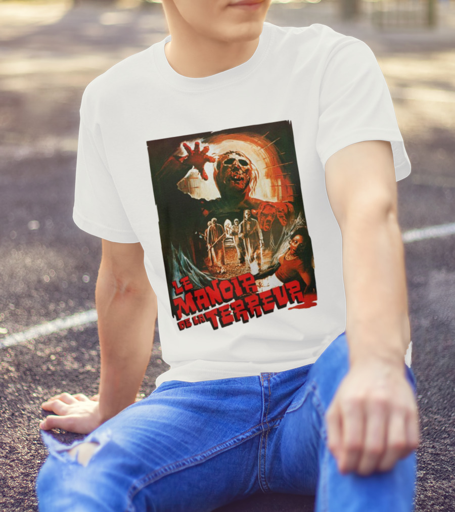 Le Manoir De La Terreur Horror Art T-Shirt