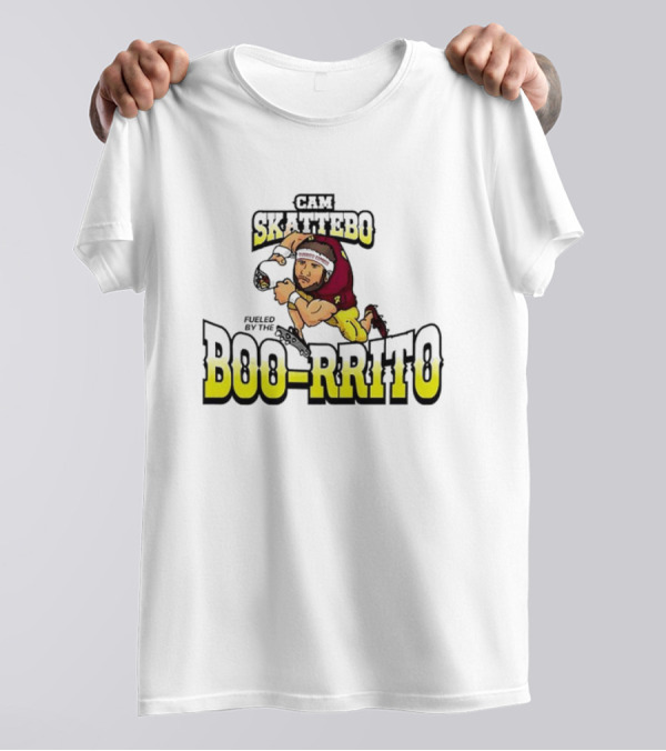 Cam Skattebo Boo-Rrito Football Tackle Motivated By Burrito T-Shirt