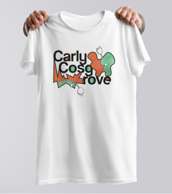 Carly Cosgrove Stacked Abstract Shapes And Text Elements T-Shirt