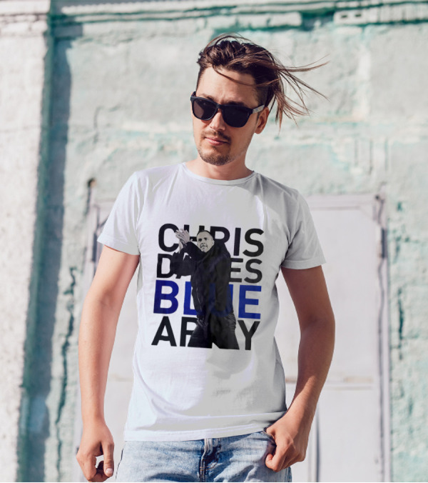 Chris Davies Blue Army Leadership And Inspiration T-Shirt