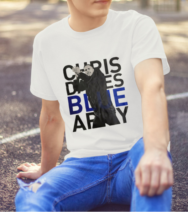 Chris Davies Blue Army Leadership And Inspiration T-Shirt