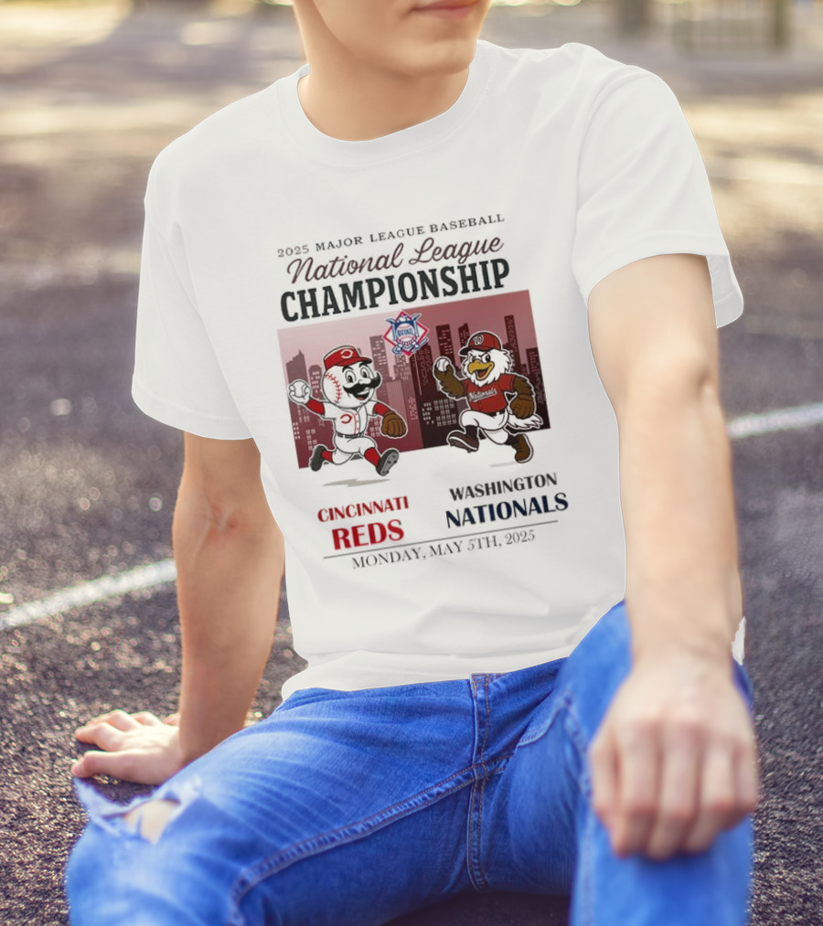 2025 Major National League Championship Cincinnati Reds Nationals T-Shirt
