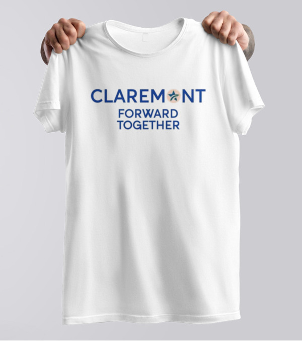 CLAREMONT Forward Together Star Circle Icon T-Shirt