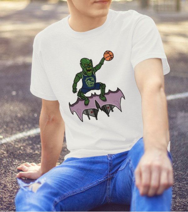Golden State Warriors Draymond Green Goblin Basketball Crossover T-Shirt