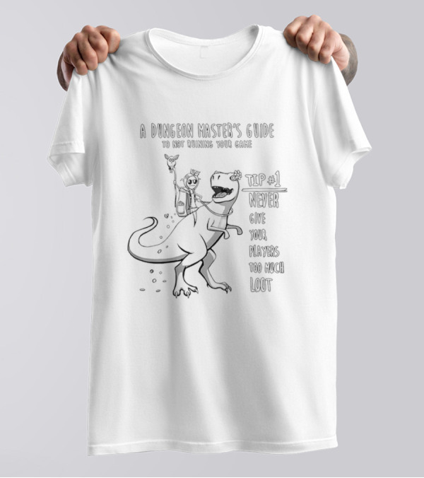 Dungeons And Dragons Cat A Dungeon Master’s Guide To Not Ruining Your Game T-Shirt