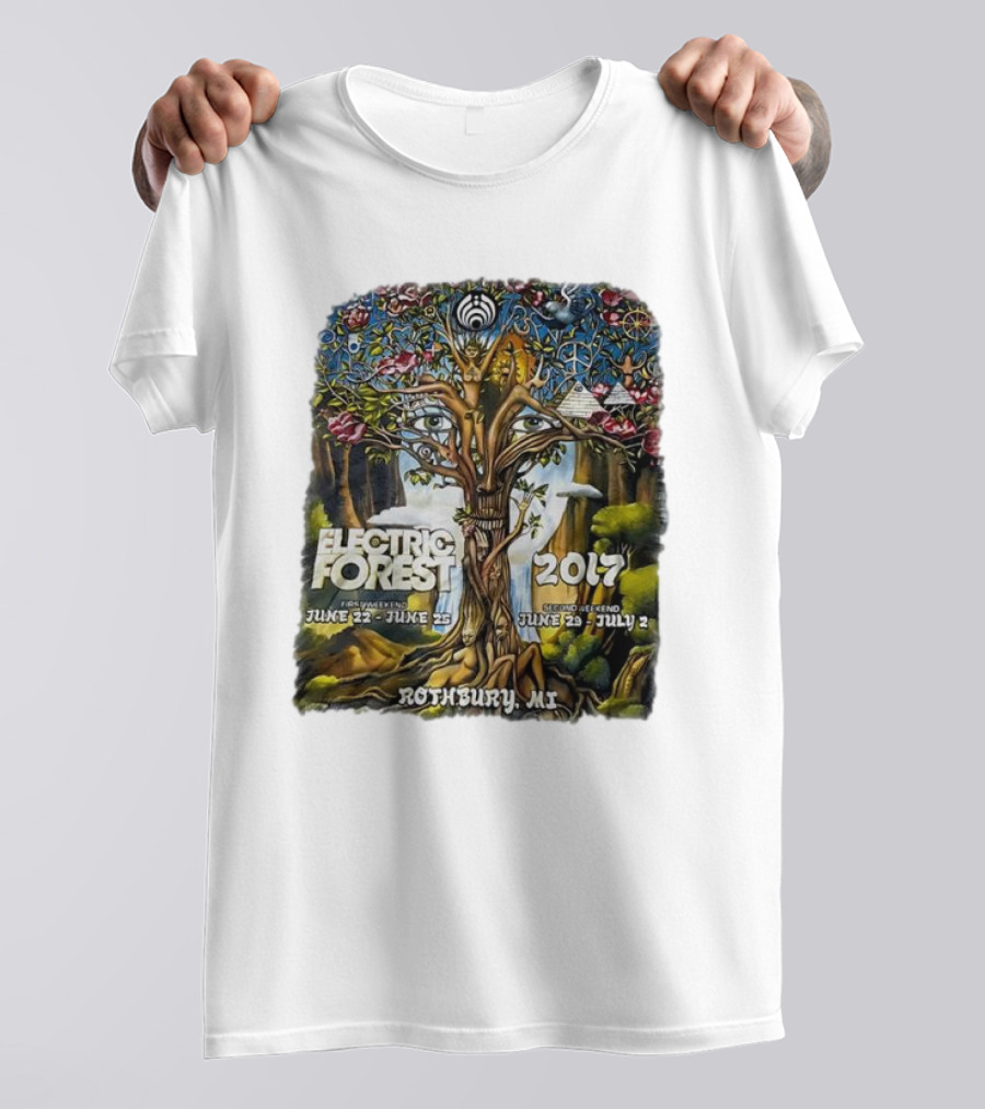 Electric Forest 2017 Tree Art June 22-25 Rothbury MI T-Shirt