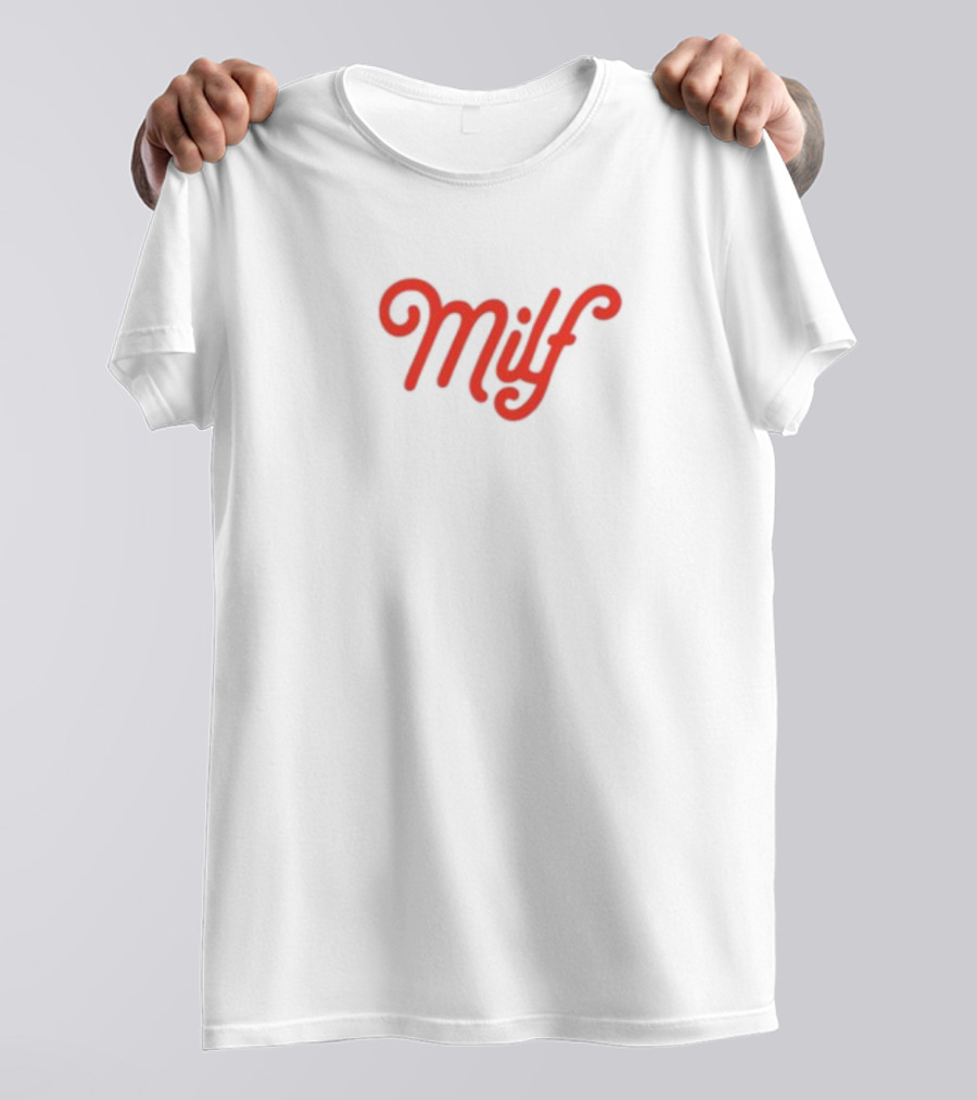 Elizabeth Bay Milf Retro Script Style T-Shirt