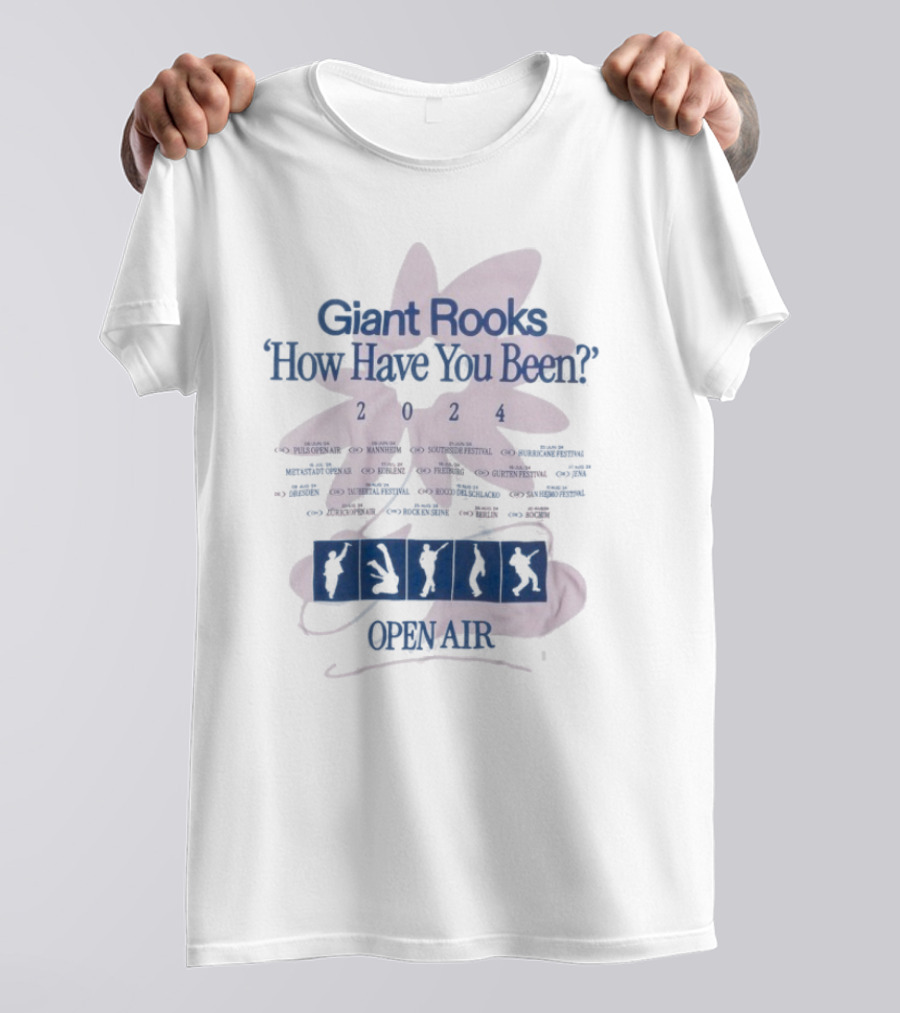 Giant Rooks How Have You Been Open Air 2024 Tour T-Shirt
