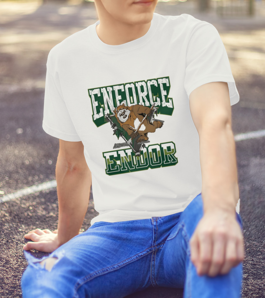 Enforce Endor Hockey Ewok Warrior T-Shirt