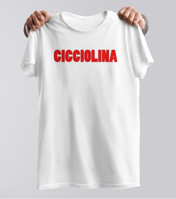 Erika Vikman Cicciolina Red Bold Statement T-Shirt