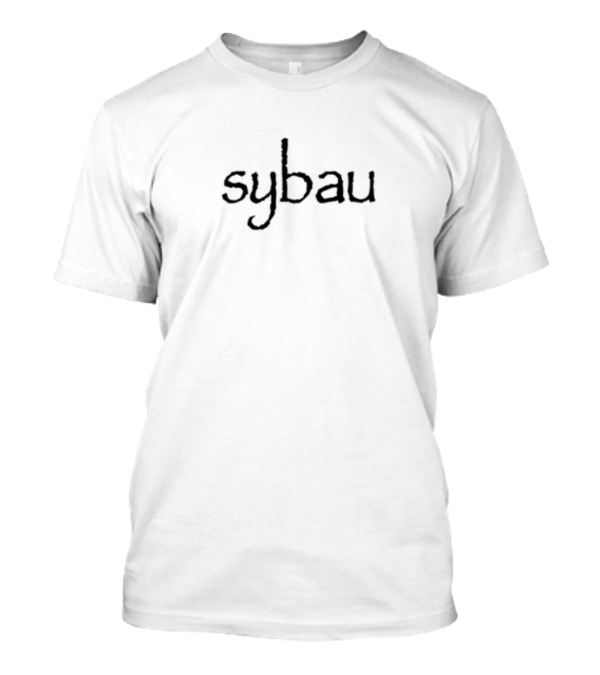 Ethan Muth Sybau Minimalist Typographic Style T-Shirt