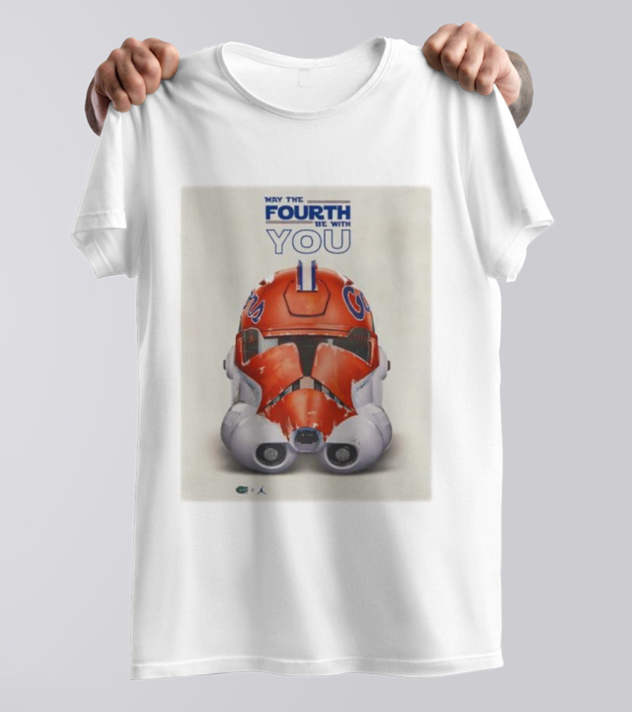 May The Fourth Be With You Florida Gators Helmet T-Shirt