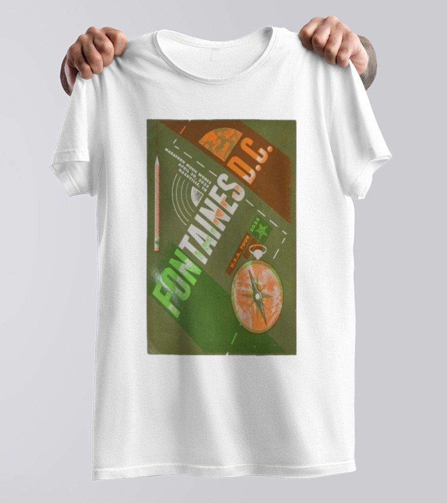 FONTANIES D.C. Marathon Music Works Nashville TN April 30 2025 USA Tour 2025 T-Shirt