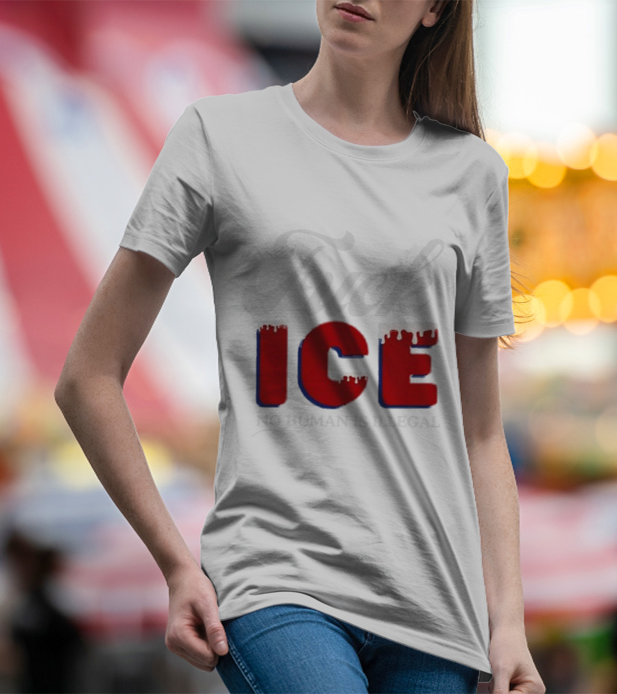 Fuck ICE No Human Is Illegal T-Shirt