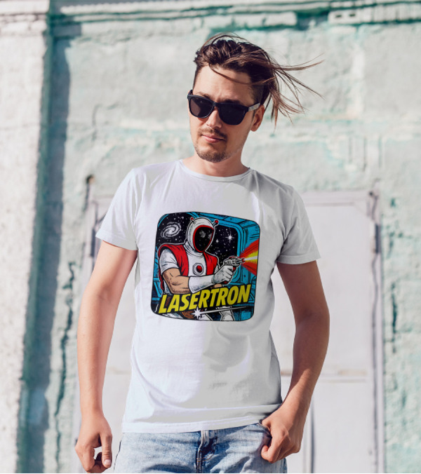 Héctor Guerrero Professional Wrestler Lasertron Space Adventure T-Shirt