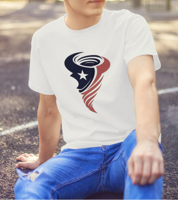 Houston Cyclones Tornado Star Symbol T-Shirt