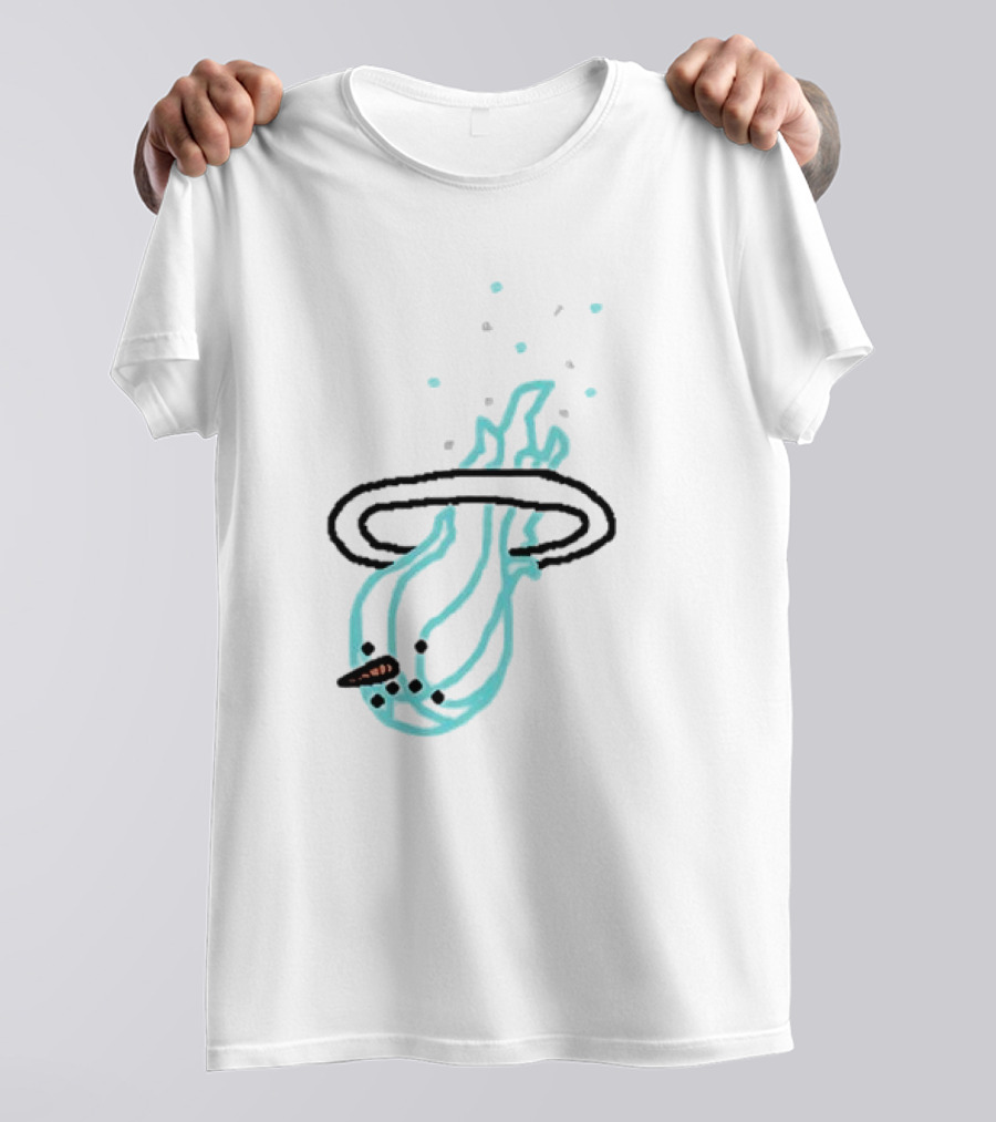 Jimmy Butler Miami Cold Drip NBA Basketball Star Cigar Illustration T-Shirt