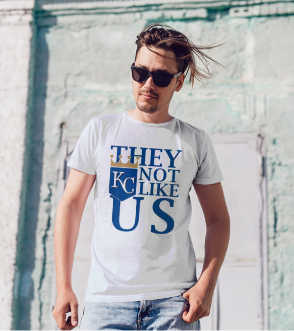 They Not Like Us KC Royals Crown Icon T-Shirt