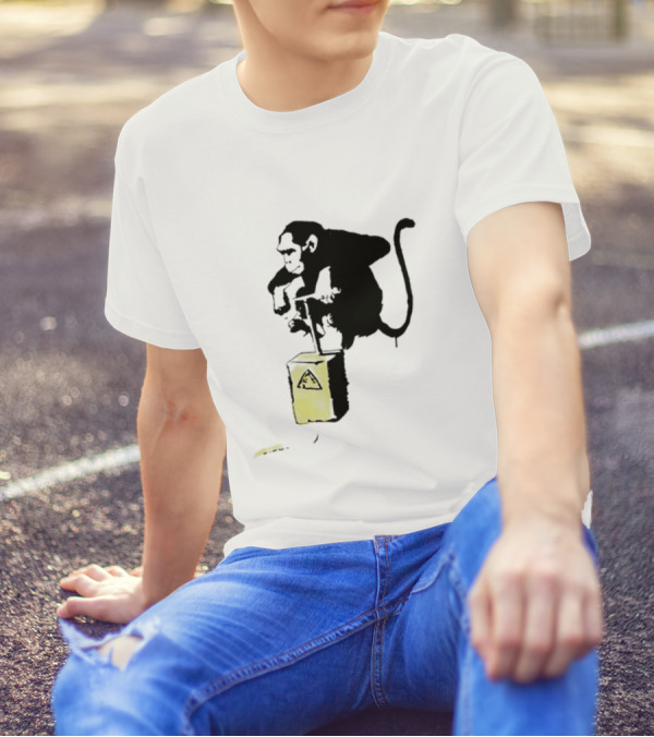 Lex Luthor Bricks Bomb Banana Banksy Influenced T-Shirt