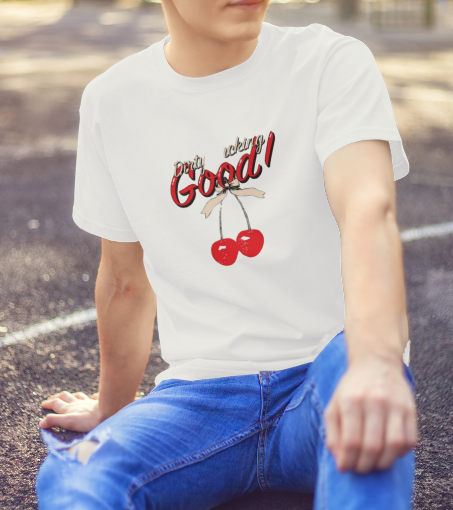 Dirty Good Cherries Bow T-Shirt