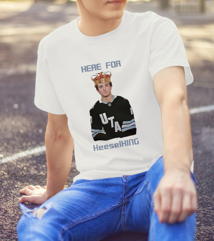 Here For Kesselking Crowned Hockey Player T-Shirt
