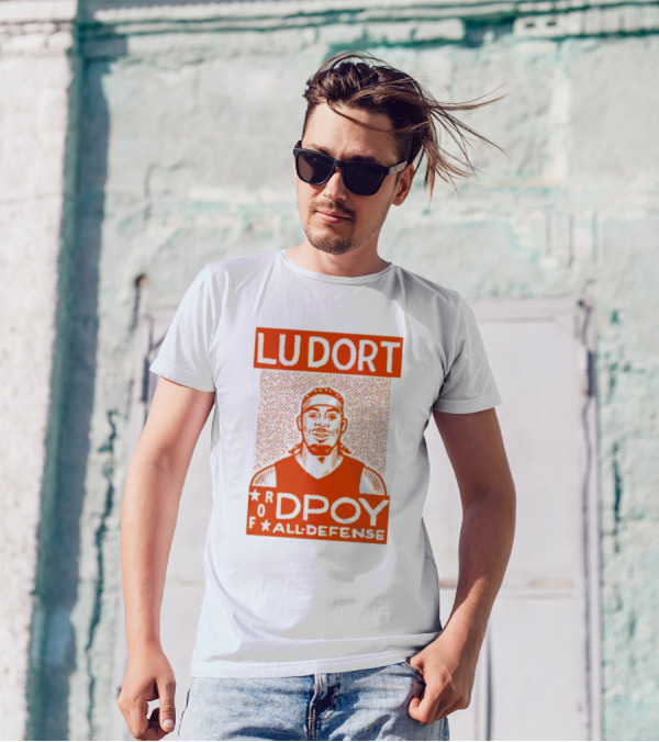 Lu Dort DPOY All Defense Recognition Graphic T-Shirt
