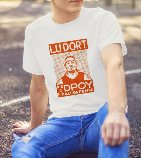 Lu Dort DPOY All Defense Recognition Graphic T-Shirt