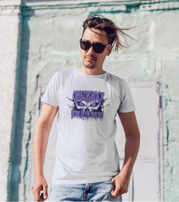 ONE OK ROCK Detox Japan Tour 2025 Skull Head T-Shirt