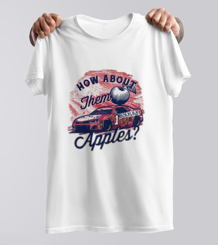 Ross Chastain How About Them Apples Busch Light #1 Racing Car T-Shirt