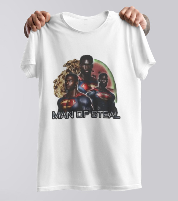 Man Of Steal Superman Cookie Watermelon T-Shirt