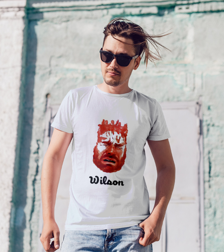 Wilson Tom Wilson Fake Crying Meme Red Face 2025 T-Shirt