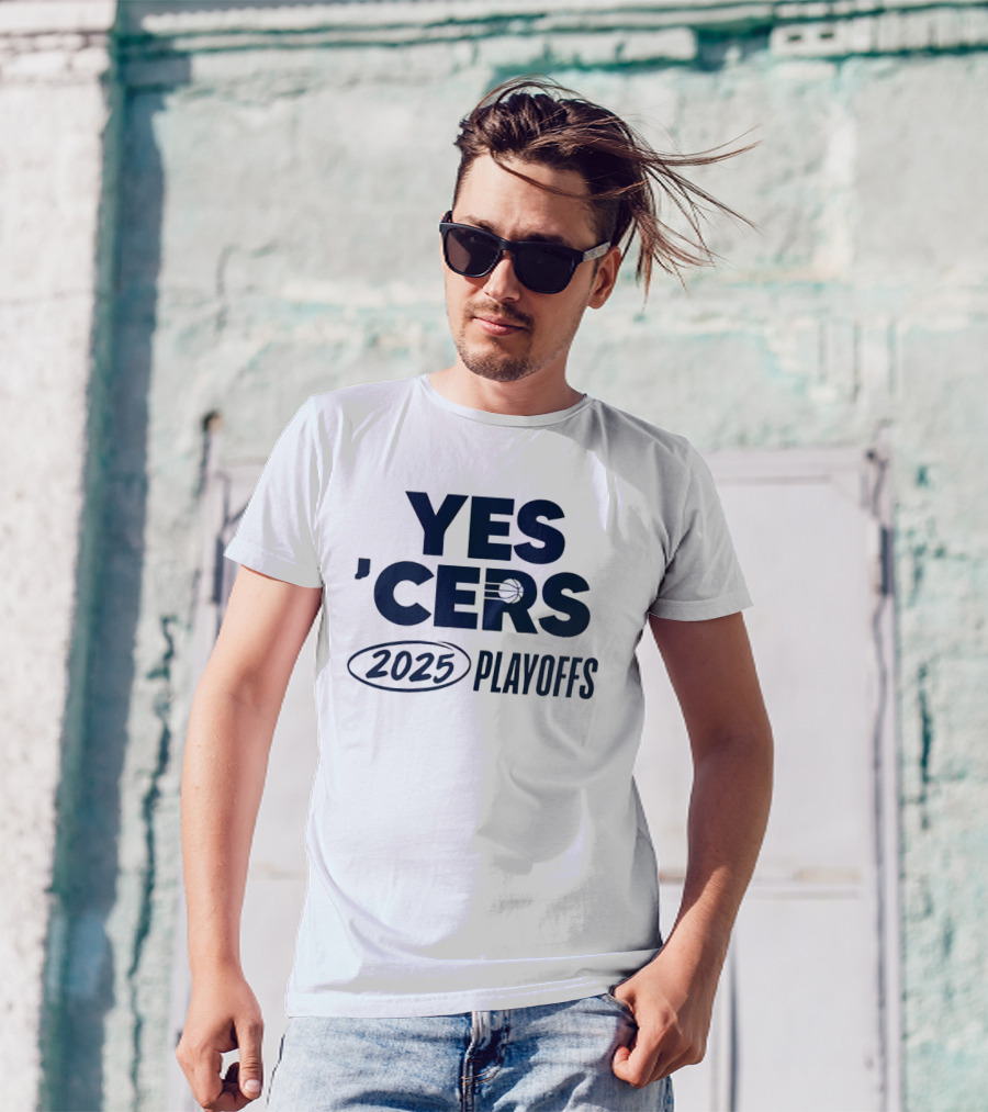 YES 'CERS 2025 NBA Playoffs Basketball T-Shirt