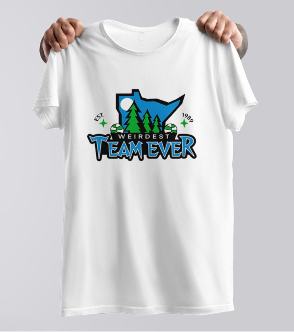 Weirdest Team Ever Forest Trees Established 1989 T-Shirt