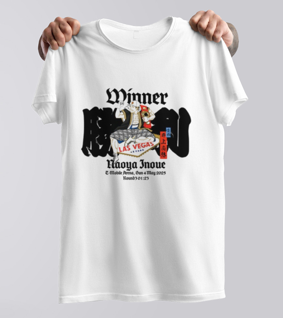 Winner Naoya Inoue Las Vegas Nevada 25 De Julio 2023 T-Shirt