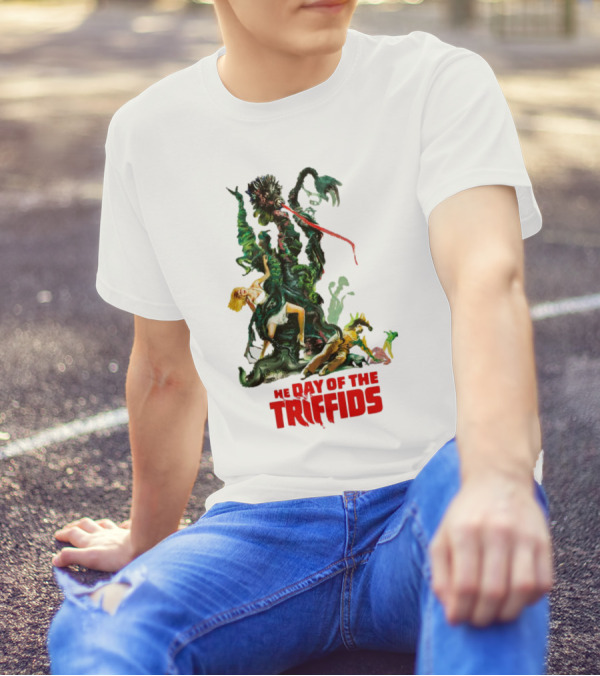 The Day Of The Triffids Classic Movie Horror Imagery T-Shirt