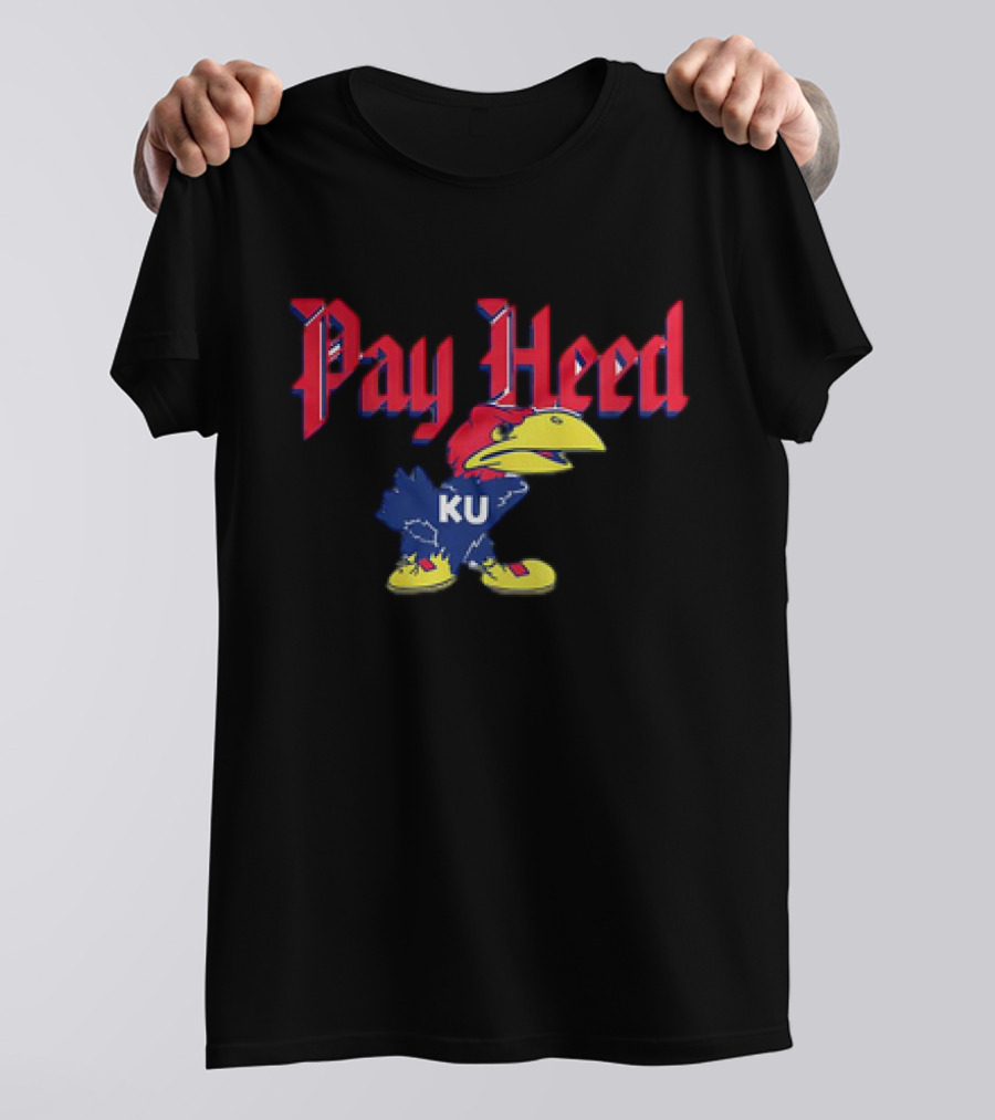 KU Jayhawk Pay Heed T-Shirt