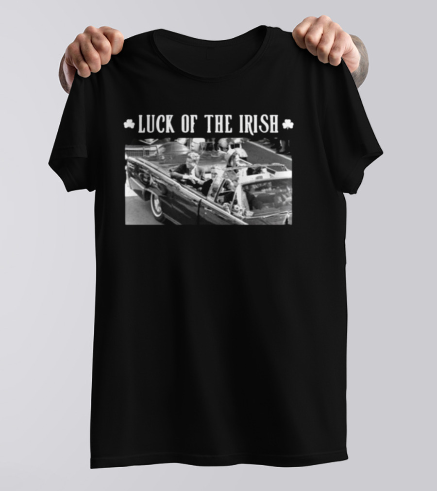 "Luck Of The Irish Jen Razavi Kennedy Car" T-Shirt